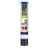 Marabu 3D Liner Kabaran Kumaş Boyası 25Ml Medium Blue