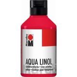 Marabu Aqua Linol Baskı Boyası Carmine Red 250 ml