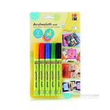 Marabu Deco Painter Marker Set 3-4 Mm (12200081)