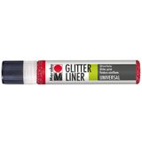 Marabu Glitter Liner 25 ml Blisterli Ruby Akrilik Boya