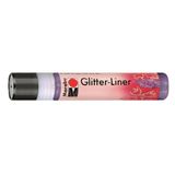 Marabu Glitter Liner 25 ml Blisterli Safir Akrilik Boya