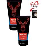 Maral Erkeklere Güç ve Geciktiricili Etkili Bakım ve Masaj Jeli 50 ml x 2 Adet + Lubricant ile