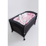 MARAL Örgülü Park Beşik Uyku Seti Pembe 70x110, 70x120, 70x130, 60x120