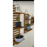 MarangozDede 3 Lü Set Saksılık Çiçeklik Düzenleyici Dekoratif Ürün