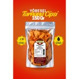 Maraş Yöresel Kıtır Kıtır Acılı Tarhana Yoğurtlu Baharatlı Cips 150 gr