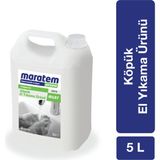 Maratem Köpük El Yıkama Ürünü Doğal Beyaz Sabun 5lt Normal Ciltler İçin Ekonomik Çözüm