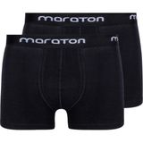 Maraton 2'li Erkek Siyah Boxer