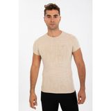 Maraton Active Erkek Bisiklet Yaka T-Shırt - Renkli - L - XL