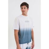 Maraton Boxy Fit Erkek Bisiklet Yaka Beyaz T-Shirt