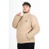 Maraton Büyük Beden Erkek Dik Yaka Açık Vizon Mont - 6XL