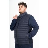 Maraton Büyük Beden Erkek Dik Yaka Lacivert Yelek - 3XL