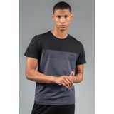 Maraton Comfort Erkek Bisiklet Yaka Siyah- T-Shirt - XL
