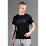 Maraton Comfort Erkek Bisiklet Yaka Siyah- T-shirt