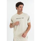 Maraton Comfort Erkek Bisiklet Yaka Taş- T-Shirt - XL