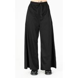 Maraton Comfort Kadın Bol Paça Siyah- Pantolon - XL