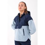 MARATON Comfort Kadın Kapüşonlu Sisli Mavi Sweatshirt