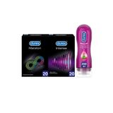 Maraton Geciktiricili 20’li ve Intense Uyarıcı 20’li Prezervatif + Aloe Vera Masaj Jeli 200ml