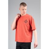 Maraton Oversize Erkek Bisiklet Yaka Kiremit T-shirt