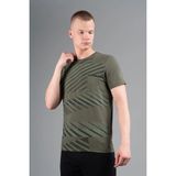 Maraton Regular Erkek Bisiklet Yaka Açık Haki- T-Shirt - 2XL