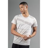 Maraton Regular Erkek Bisiklet Yaka Bejmelanj- T-Shirt - 2XL - Bej Melanj