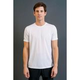 Maraton Regular Erkek Bisiklet Yaka Beyaz T-shirt