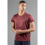 Maraton Regular Erkek Bisiklet Yaka Bordo- T-shirt - XL
