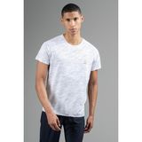 Maraton Regular Erkek Bisiklet Yaka Ekru T-Shirt