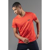 Maraton Regular Erkek Bisiklet Yaka Kırmızı T-Shirt - 2XL