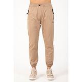 Maraton Regular Erkek Lastik Paça Açık Vizon Pantolon - 2XL