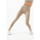 Maraton Seamless Kadın BEJ Tayt - XS - S