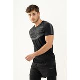 MARATON SlimFit Erkek Bisiklet Yaka Siyah- T-shirt