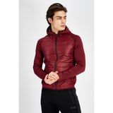 Maraton SlimFit Erkek Kapüşonlu Bordo- Ceket - 2XL
