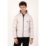 Maraton Sportswear Erkek Şişme Kapüşonlu Mont - Kırık Beyaz - 2XL