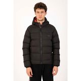 Maraton Sportswear Erkek Şişme Kapüşonlu Mont - Siyah - XL