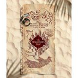 Marauders Map Temalı Plaj Havlusu Çok Renkli