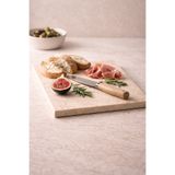 Marbello Mermer Premium Kesme ve Sunum Tahtası 25×28 cm – El İşçiliği