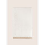 Marble %100 Pamuk Banyo Havlusu 70x140 cm Krem