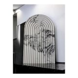 Marble Archade Serisi Antrasit Dekoratif Beton Sunum Tepsisi Ve Servis Tabağı TR-094