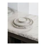 Marble Mermer Desenli Dekoratif Beton Büyük Boy Organizer 3 Lü Tepsi Seti TR-066