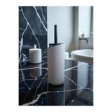 Marble Serisi Kırık Beyaz Beton Tuvalet Fırçalığı,WC Metal Tuvalet Fırçası, Dekorasyon,Aksesuar TYC49196EC88874300