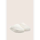 Marble Unisex Kalın Tabanlı Havlu Terlik Krem