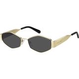 Marc Jacobs 496/SHINY Rhl Unisex Güneş Gözlük Çok Renkli Çerçeve ile Modern Tasarım 55-17-145 - Füme