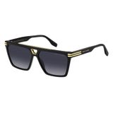 Marc Jacobs Erkek MARC 717/S Güneş Gözlüğü (1'li paket), Siyah/beyaz, 58/14/145