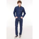 Marcel Slim Straight Fit Koyu Indigo Erkek Jean Pantolon - Lacivert - 40 / 32