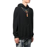 Marcelo Burlon Pamuklu Oversize Kapüşonlu Sweat Erkek SWEAT CMBB040C99FLE0021025