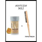 Marcham Hair Wax Stick 75GR - Saç Sabitleyici Berberstıckwax Topuz Fırçası - Renkli