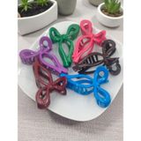 Marchen Collection Kadınlar Için Pastel Tonlarda 6 ' Lı Fiyonk Mandal Toka Büyük Boy - 001-Renkli