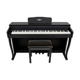 Marcia MK-900 BK Dijital Konsol Piyano (Tuş Hassasiyetli, 88 Tuşlu, Kapaklı, Bluetooth) - Kulaklık ve Tabure Hediyeli - Siyah