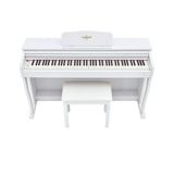 MARCİA MK-900 WH Dijital Konsol Piyano (Tuş Hassasiyetli, 88 Tuşlu, Kapaklı) - Kulaklık ve Tabure Hediyeli