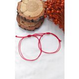 MARCİELO Accessories Ikili Şans Ipi Bileklik - Çift Bilekliği - Arkadaşlık Bilekliği - Sevgili Bilekliği